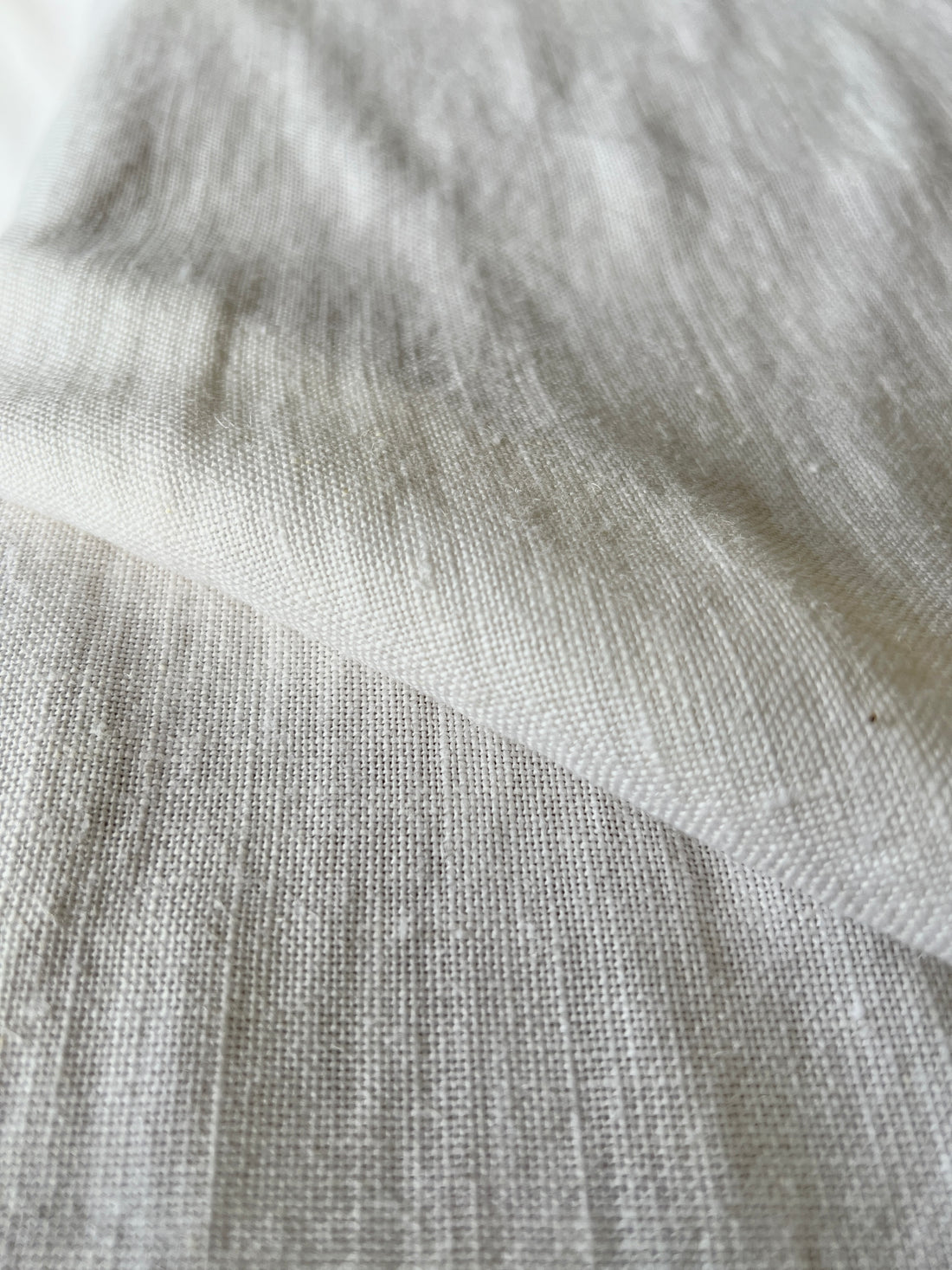 Soft White French Wide Width Linen