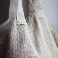 French Slubby Linen Tote Bag