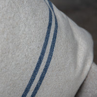 Rustic Blue Stripe Grainsack Fabric