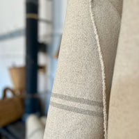 Rustic Natural Stripe Grainsack Fabric