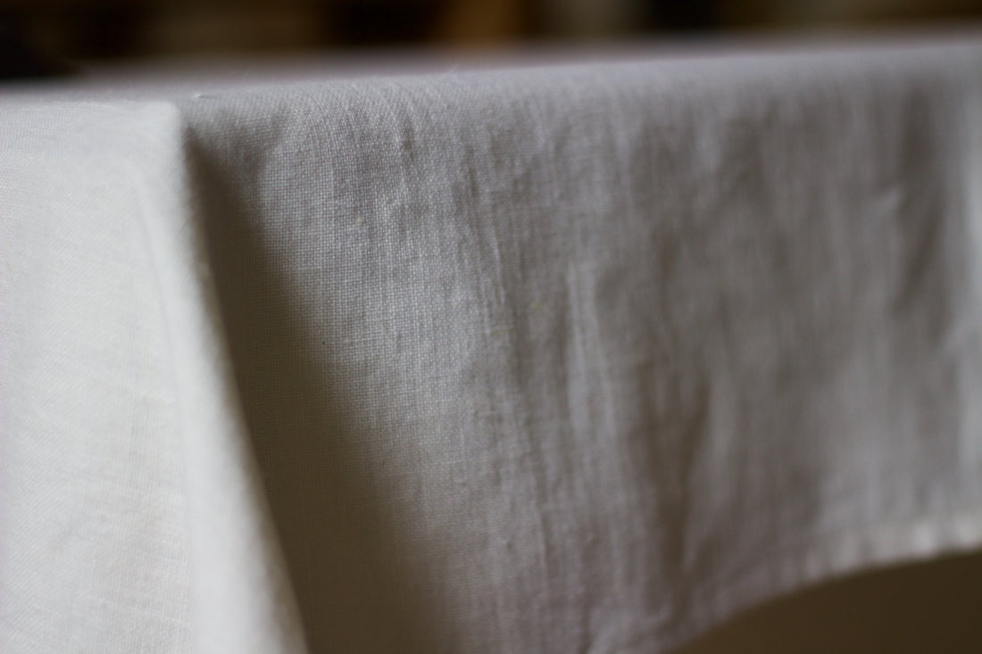 Soft White French Wide Width Linen